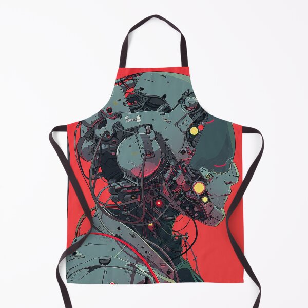 Item preview, Cyberpunk Robot Art designed and sold by nomiraclehere.