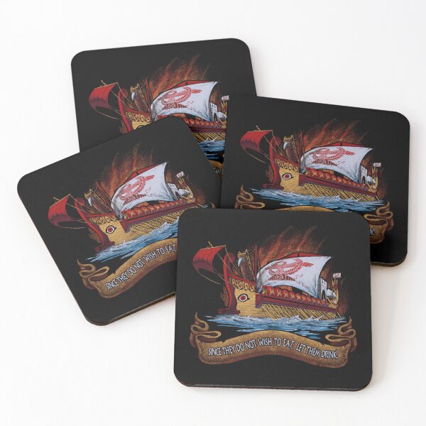Item preview, First Punic War - Since They Do Not Eat, Let Them Drink - Ancient Rome Quote designed and sold by Styrman.