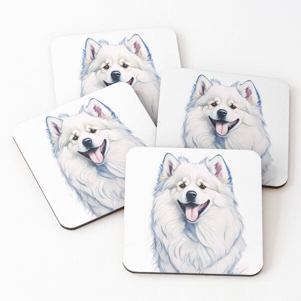 Item preview, American Eskimo Portrait designed and sold by TheAnimalZ00.