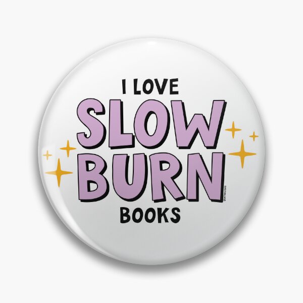 Item preview, I Slow Burn Books / Bookish Aesthetic Book Nerd Merch Gifts in Pastel Purple Pink Green for Kindle Touch Her And Die Booktok designed and sold by Latinoladas.