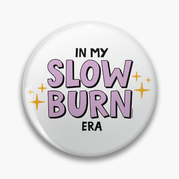 Item preview, In My Slow Burn Era / Aesthetic Bookworm Gifts Ideas in Pastel Purple Pink for Kindle Lovers Romance Readers To Be Read Pile  designed and sold by Latinoladas.
