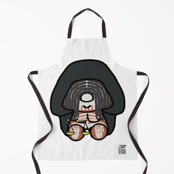 Item preview, permiso santa muerte 05 negro sentada designed and sold by teethontheroof.