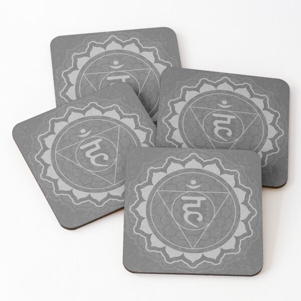 Item preview, Throat Chakra Mandala - Slate + Fog designed and sold by Irene Estelle.