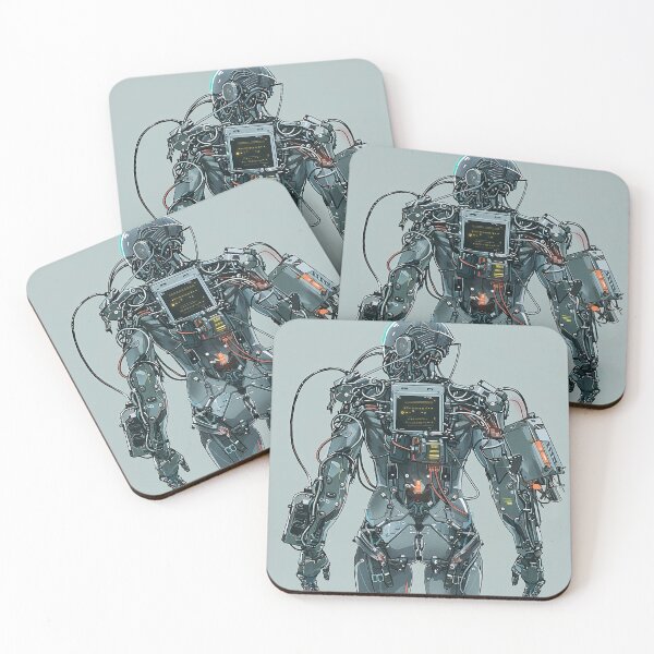 Item preview, Cyberpunk Robot Art designed and sold by nomiraclehere.