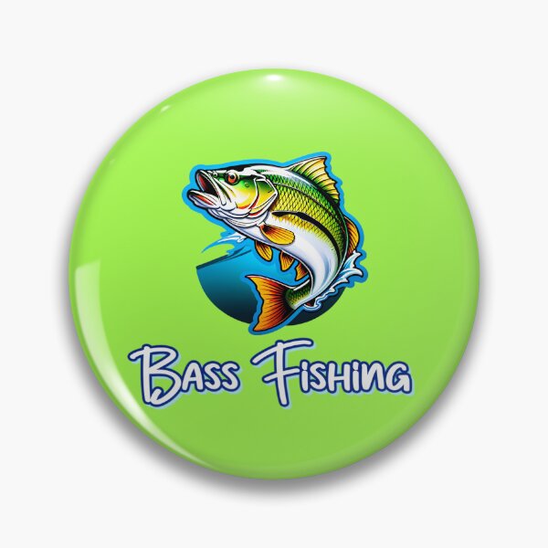 Item preview, Bass Fishing Logo designed and sold by TheArtOfPat.