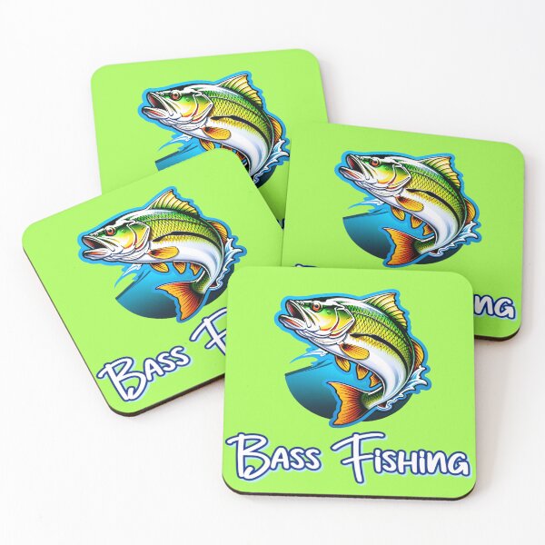 Item preview, Bass Fishing Logo designed and sold by TheArtOfPat.
