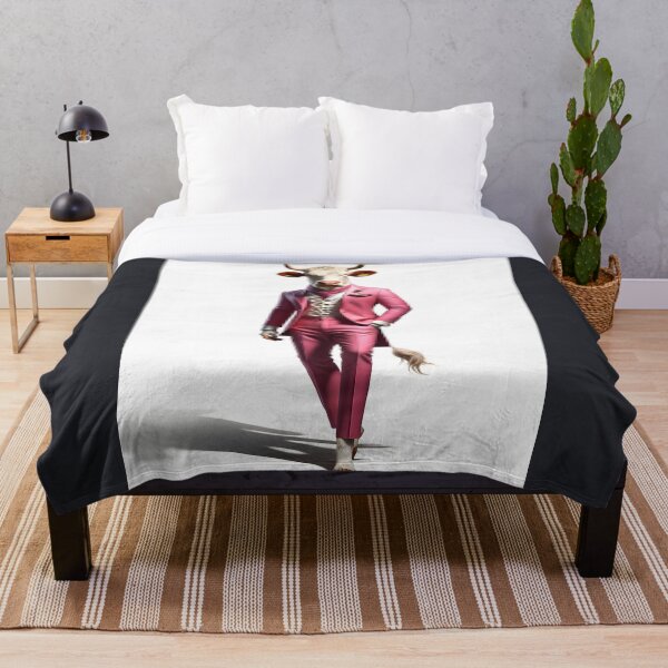Item preview, Sophisticated Cow | Cow wearing pink suit designed and sold by CrimsonGrove.