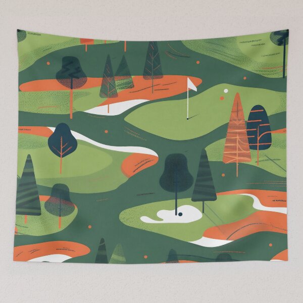 Item preview, Tiled Golf Course Pattern designed and sold by dcrc.