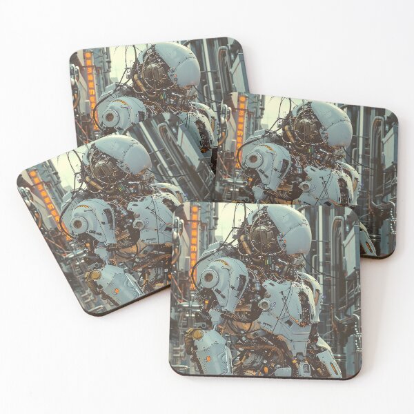 Item preview, Cyberpunk Robot Art designed and sold by nomiraclehere.