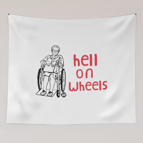 Item preview, HELL ON WHEELS OLD LADY designed and sold by TODD GOLDMAN.