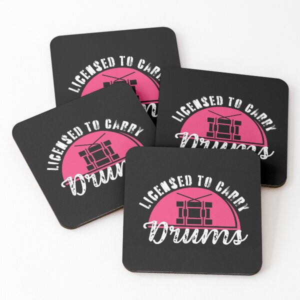 Item preview, Licensed to Carry Drums - Military Pun for Marching Band Drummers designed and sold by Elizabeth Elias.
