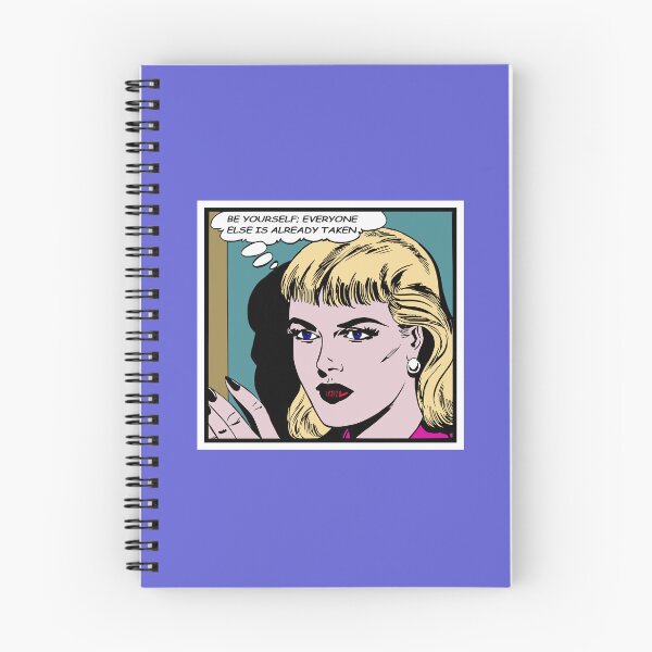Item preview, Be yourself; everyone else is already taken - Vintage comic illustration designed and sold by Alex Starcatcher.