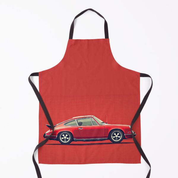 Item preview, Stylish red coupe on a bright pink background on a sunny day designed and sold by Jerhus.