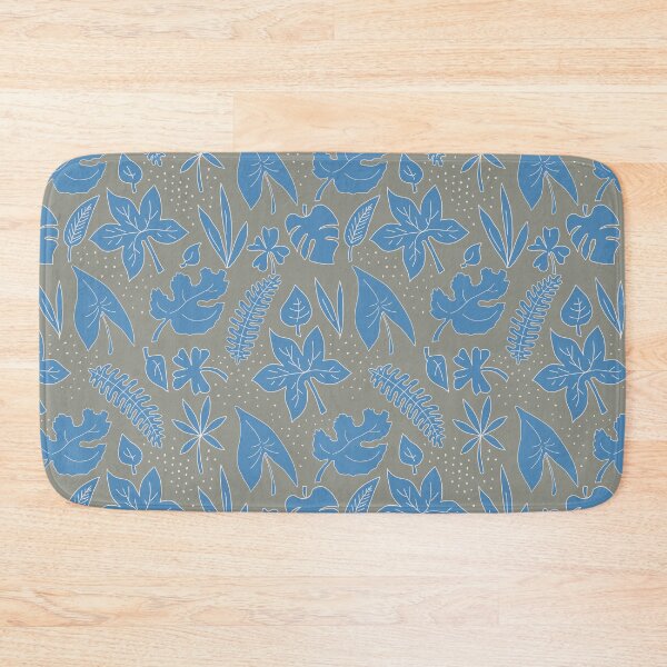 Item preview, Blue leaves pattern designed and sold by Karin Schön.