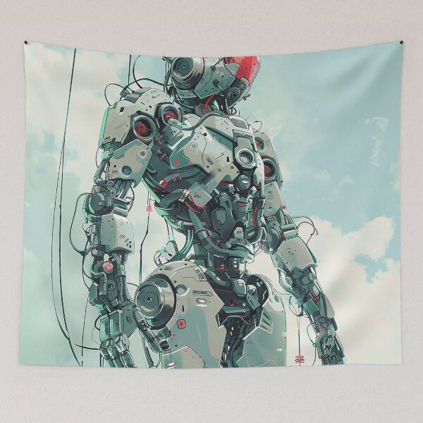 Item preview, Cyberpunk Robot Art designed and sold by nomiraclehere.