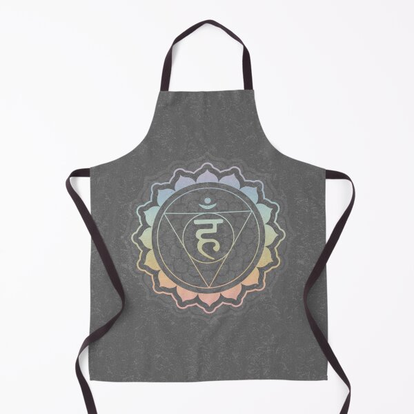 Item preview, Throat Chakra Mandala - Slate + Rainbow Sorbet designed and sold by Irene Estelle.