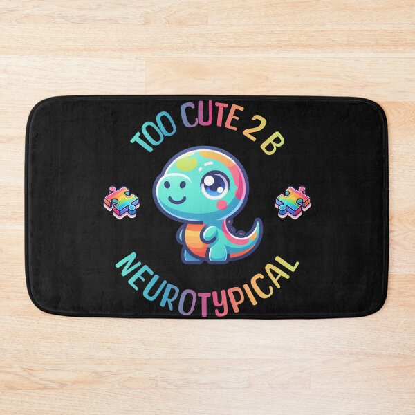 Item preview, Autism Awareness Kawaii Dinosaur Too Cute To Be Neurotypical  designed and sold by ZeptepiTrends.
