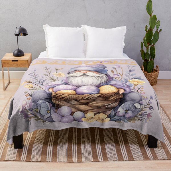 Item preview, Gnome, gnom, Easter, flowers, eggs, basket designed and sold by Cerulean-Shop.