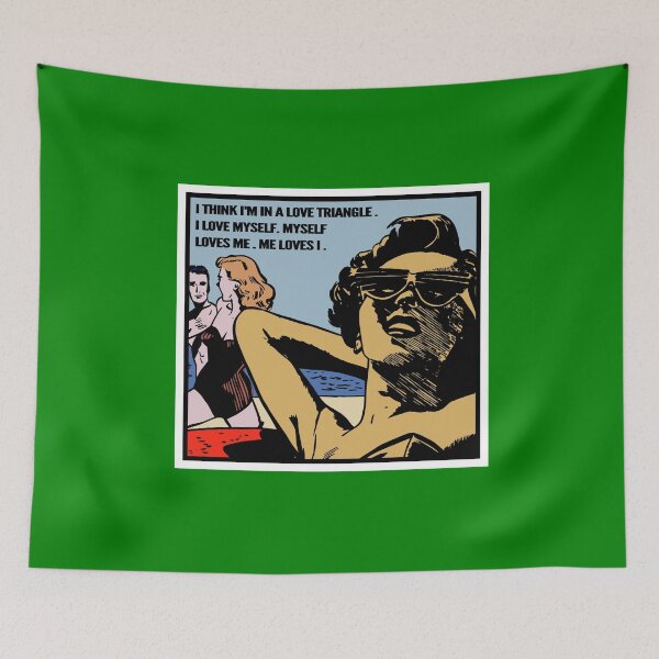 Item preview, I think I am in a love triangle - Retro comic art designed and sold by Alex Starcatcher.