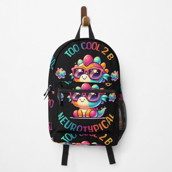 Item preview, Autism Awareness Kawaii Dinosaur Too Cool To Be Neurotypical designed and sold by ZeptepiTrends.