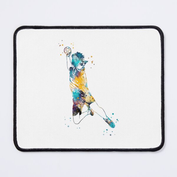 Item preview, Handball Player Boy Hits The Ball designed and sold by Rosaliartbook.