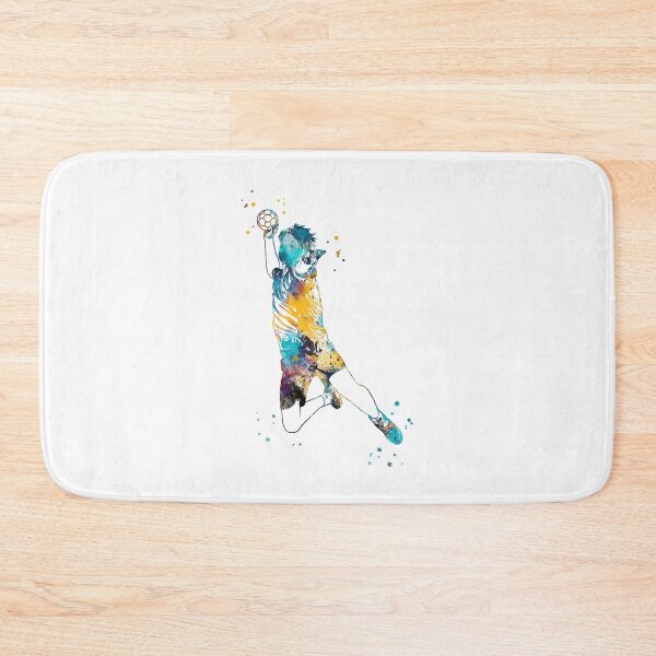 Item preview, Handball Player Boy Hits The Ball designed and sold by Rosaliartbook.