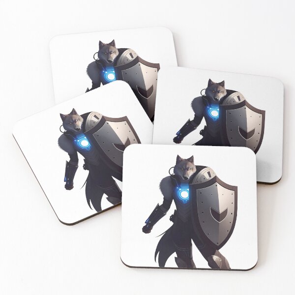 Item preview, cyber wolf designed and sold by KhaledEzat.