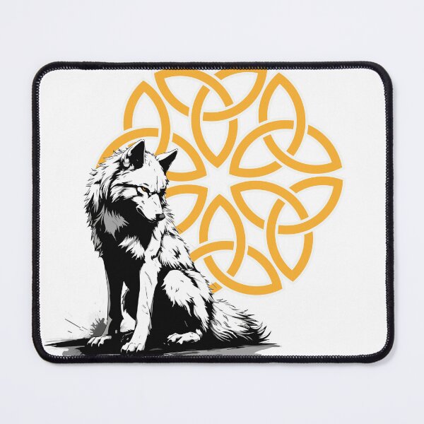 Item preview, Celtic Howl: The Fusion of Tradition and the Wild Spirit designed and sold by Loveanddraw.