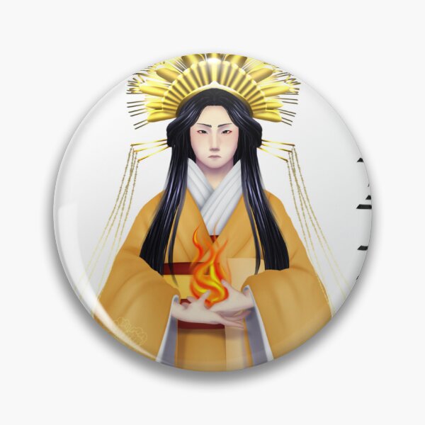 Item preview, Sun Goddess Amaterasu - white background w/o lighting - Katakana Typography designed and sold by Leeh-designs.