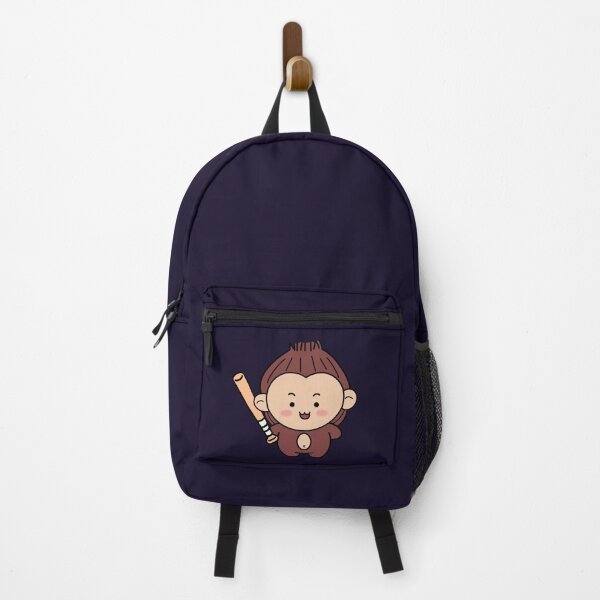 Item preview, a cute monkey holding a baseball bat designed and sold by monkey-choi.
