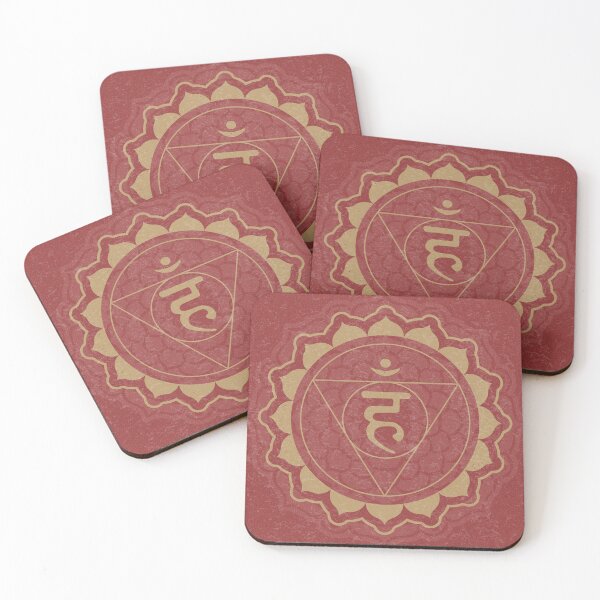 Item preview, Throat Chakra Mandala - Ruby + Fawn designed and sold by Irene Estelle.