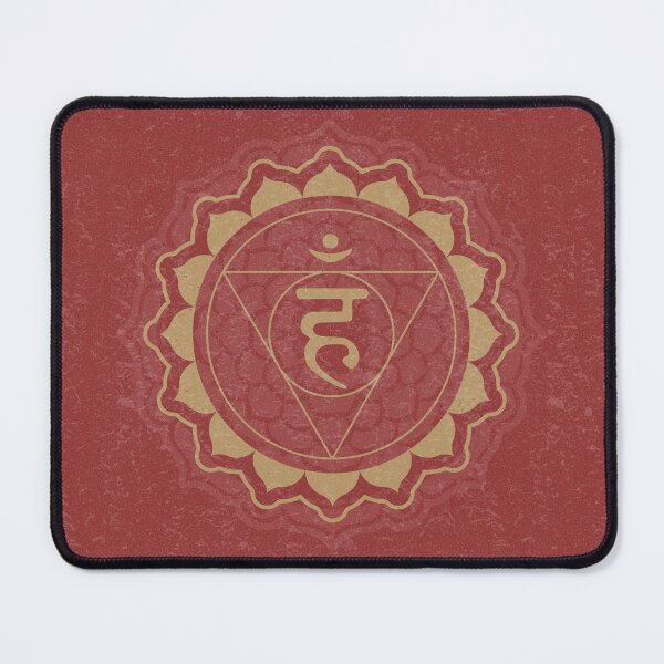 Item preview, Throat Chakra Mandala - Ruby + Fawn designed and sold by Irene Estelle.