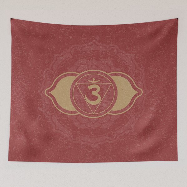 Item preview, Third Eye Chakra Mandala - Ruby + Fawn designed and sold by Irene Estelle.