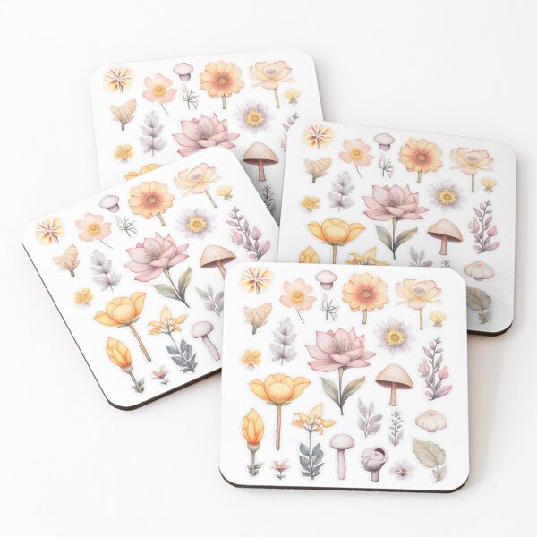 Item preview, Flower Journaling Book Diary Plant Aesthetic Pastel Colors Minimalistic Nature designed and sold by SMARTKIT  DESIGNAGENCY.