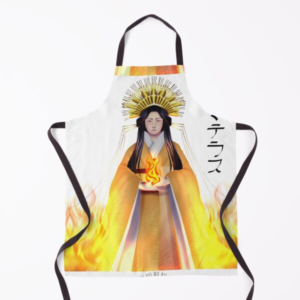 Item preview, Sun Goddess Amaterasu - white background w lighting - Katakana Typography designed and sold by Leeh-designs.
