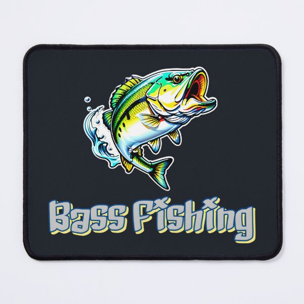 Item preview, Bass Fishing Logo designed and sold by TheArtOfPat.