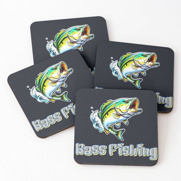 Item preview, Bass Fishing Logo designed and sold by TheArtOfPat.