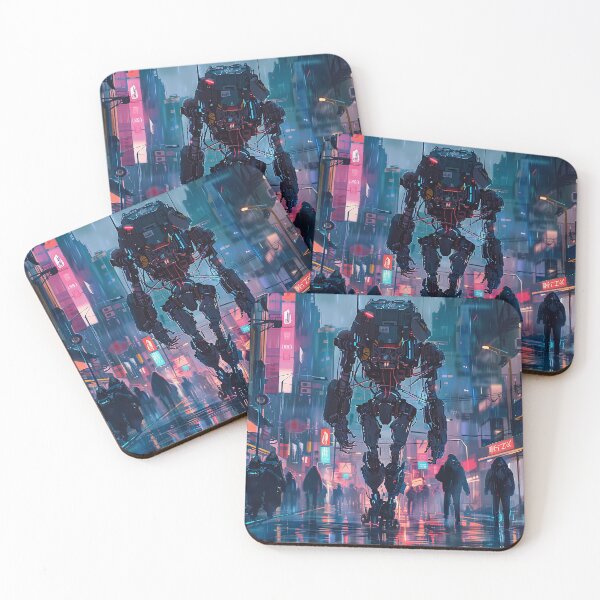 Item preview, Cyberpunk Robot Art designed and sold by nomiraclehere.