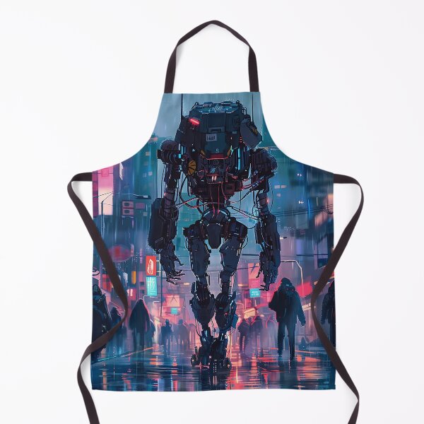Item preview, Cyberpunk Robot Art designed and sold by nomiraclehere.