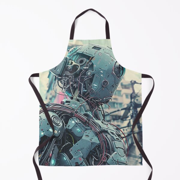 Item preview, Cyberpunk Robot Art designed and sold by nomiraclehere.