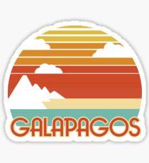 Weinlese-Tourismus - Galapagos Sticker