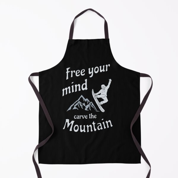 Item preview, Snowboard Winter Free Your Mind, Carve the Mountain Design  designed and sold by LovelyHappyGift.