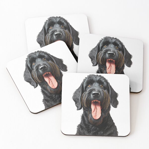 Item preview, Black Russian Terrier Portrait designed and sold by TheAnimalZ00.