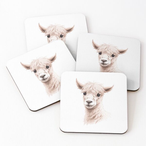 Item preview, Illustrated Alpaca designed and sold by EmblemThreads.