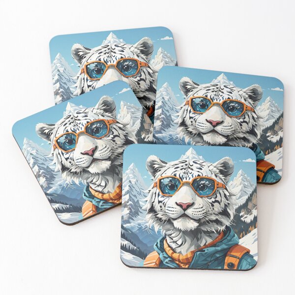 Item preview, White Tiger In Snow Hiking designed and sold by MeraStyle.