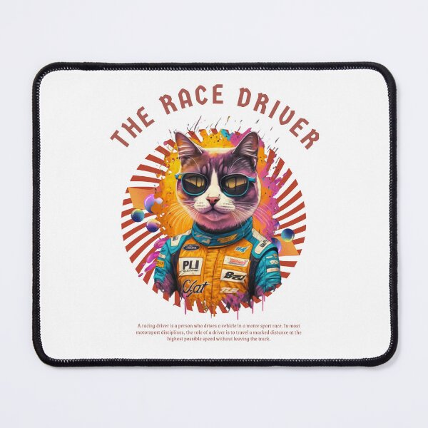 Item preview, Cat Racing Driver II designed and sold by PatronesKawai.
