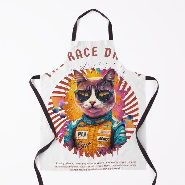 Item preview, Cat Racing Driver II designed and sold by PatronesKawai.