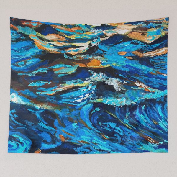 Item preview, Waves in a glory sunset designed and sold by Myartspace.