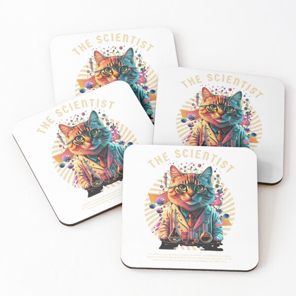 Item preview, scientific cat designed and sold by PatronesKawai.