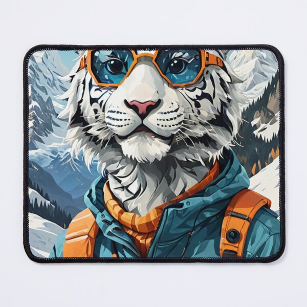 Item preview, White Tiger In Snow Hiking designed and sold by MeraStyle.